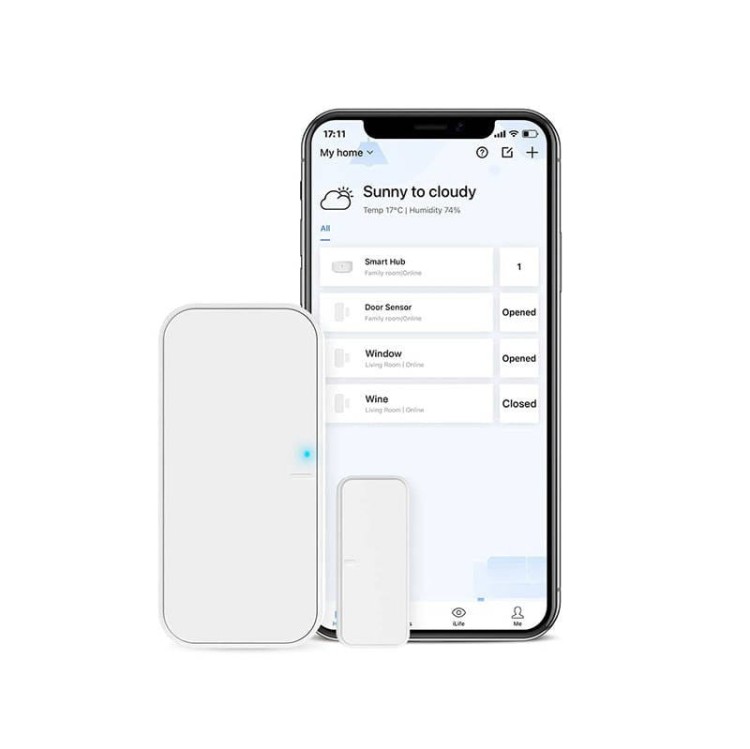Inteligentny czujnik do drzwi BroadLink (zestaw z Hub S3) 4