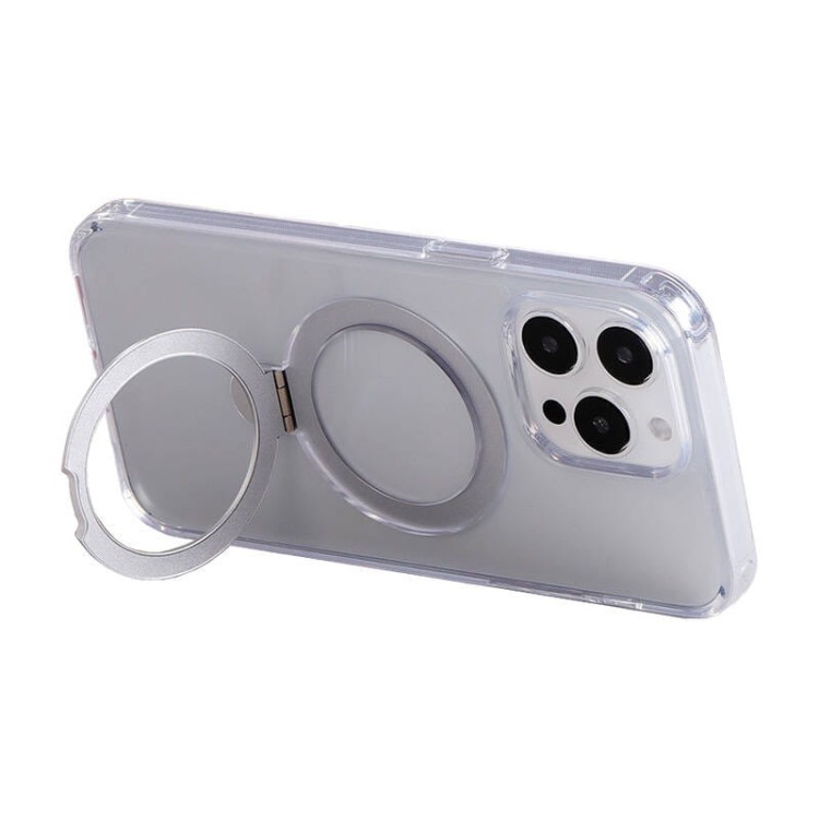 Magnetyczne etui ochronne z uchwytem Joyroom JR-BP004 do iPhone 15 Pro (transparentne) 1
