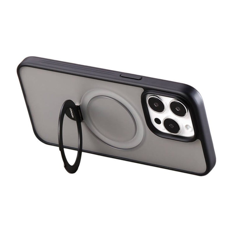 Magnetyczne etui ochronne z uchwytem Joyroom JR-BP004 do iPhone 15 (czarne) 1