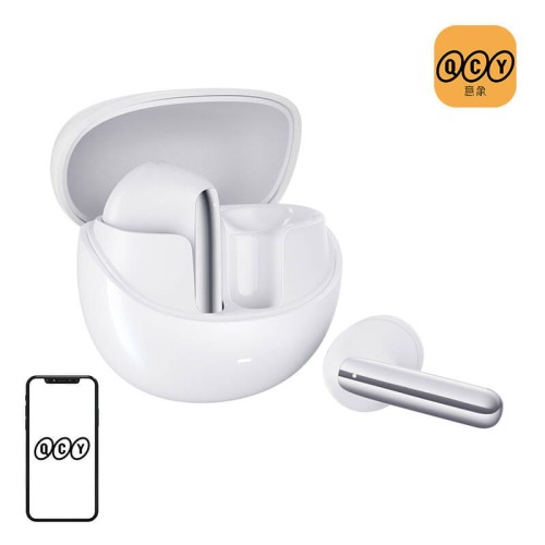 Słuchawki TWS QCY AilyBuds Pro HT10, ANC (białe) 1