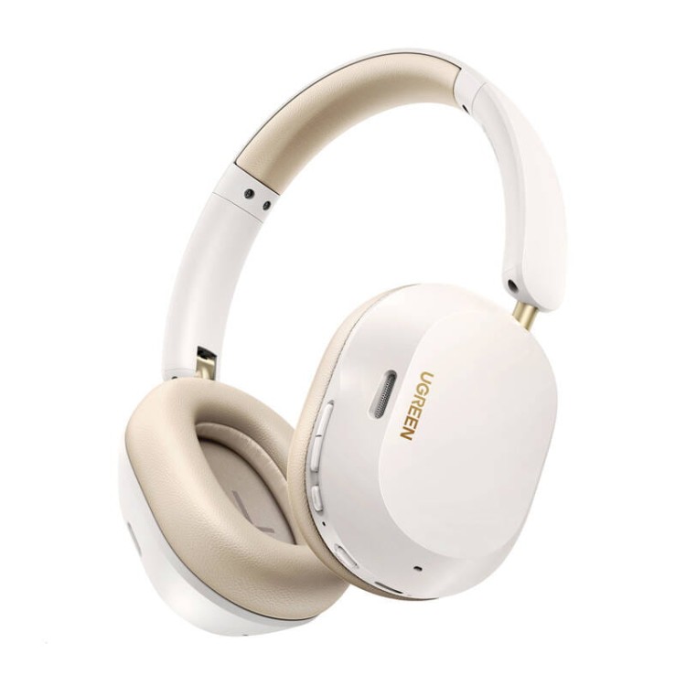 Słuchawki bezprzewodowe Ugreen HiTune Max 5C, Hybrid ANC, Bluetooth 5.4 (białe) 2