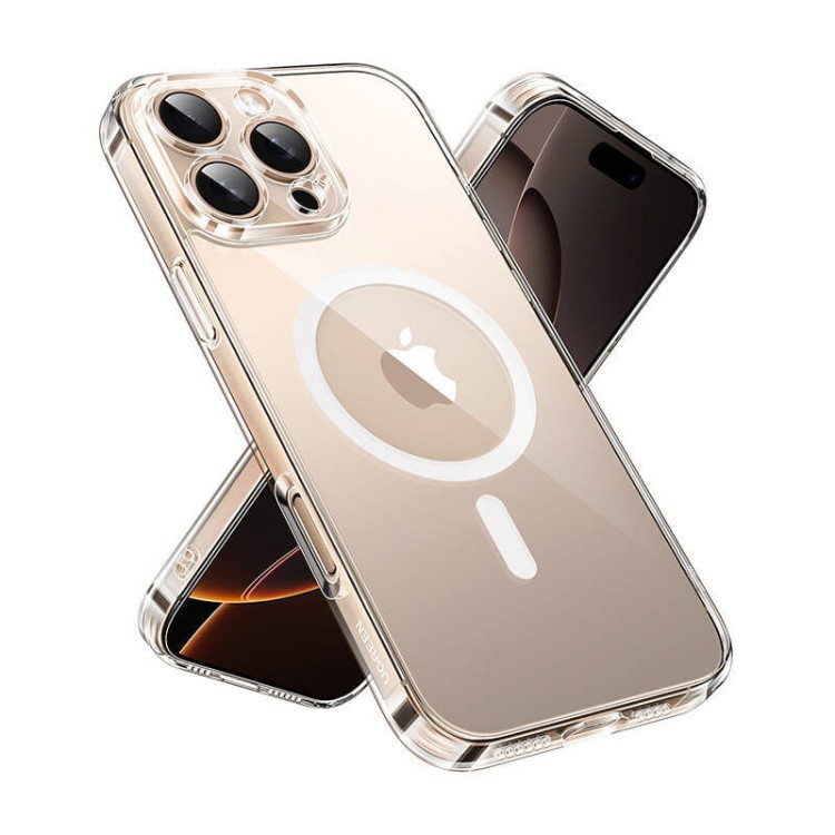 Etui magnetyczne MagSafe Ugreen CA111 do iPhone 16 Pro, nieżółknące (przeźroczyste) 2