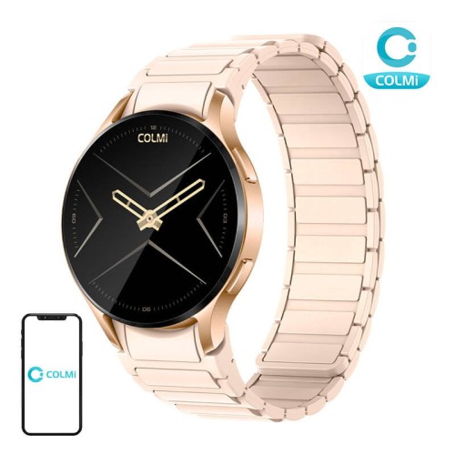 Smartwatch Colmi i28 Ultra z magnetycznym paskiem (złoty) 1