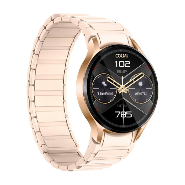Smartwatch Colmi i28 Ultra z magnetycznym paskiem (złoty) 3