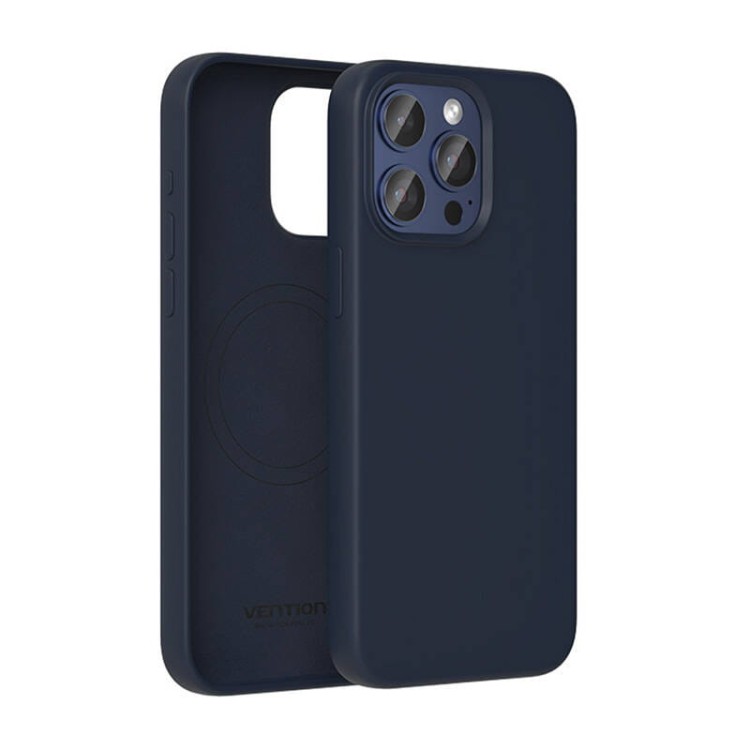Etui Silikonowe Vention KUFL0-40 do iPhone 15 Pro Max (niebieski) 2