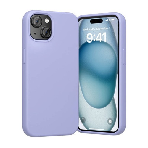 Etui Silikonowe Vention KUFV0-20 do iPhone 15 Plus (fioletowy) 2