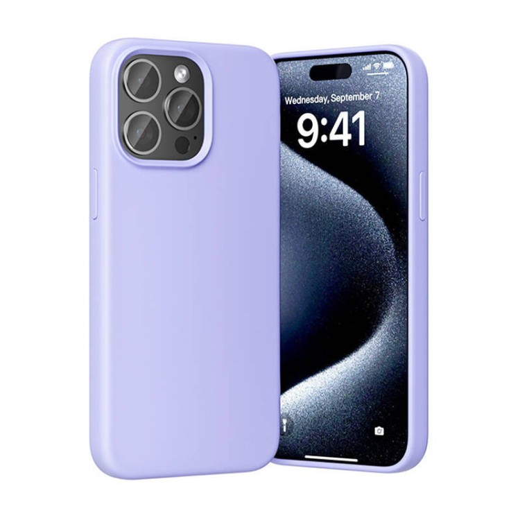 Etui Silikonowe Vention KUFV0-40 do iPhone 15 Pro Max (fioletowy) 3