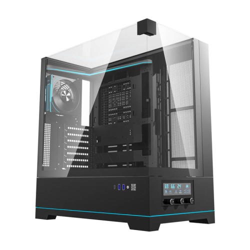 Obudowa komputerowa Darkflash DY450 PRO (czarna) + 1 wentylator 1