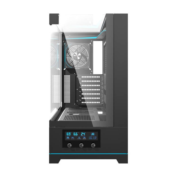 Obudowa komputerowa Darkflash DY450 PRO (czarna) + 1 wentylator 3