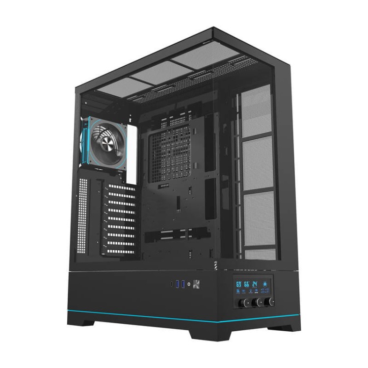 Obudowa komputerowa Darkflash DY451L PRO (czarna) + 1 wentylator 1