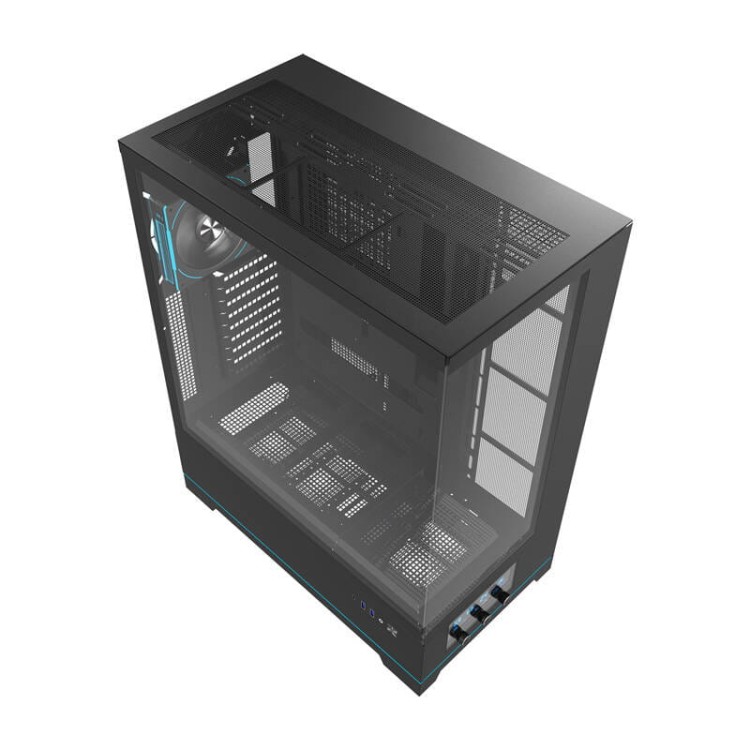 Obudowa komputerowa Darkflash DY451L PRO (czarna) + 1 wentylator 3