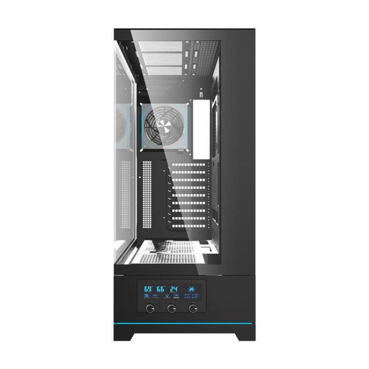 Obudowa komputerowa Darkflash DY451L PRO (czarna) + 1 wentylator 6