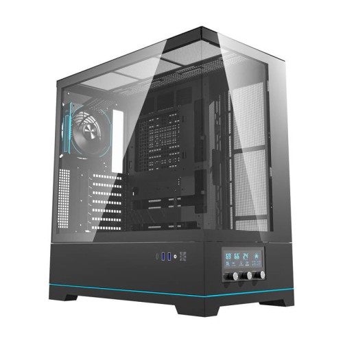 Obudowa komputerowa Darkflash DY451 PRO (czarna) + 1 wentylator 1