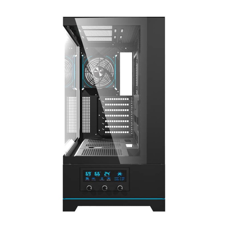Obudowa komputerowa Darkflash DY451 PRO (czarna) + 1 wentylator 3