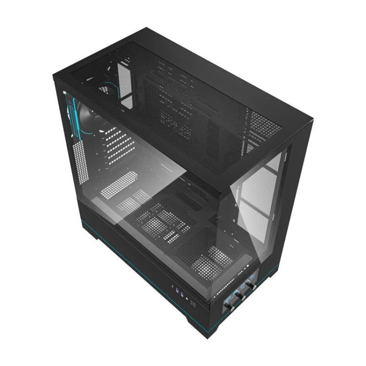 Obudowa komputerowa Darkflash DY451 PRO (czarna) + 1 wentylator 6