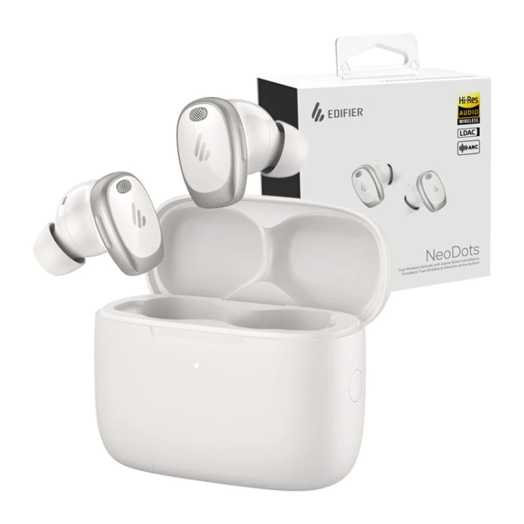 Słuchawki TWS Edifier NeoDots, ANC (białe) 8