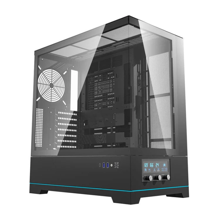 Obudowa komputerowa Darkflash DY451 bez wentylatorów (czarna) 1