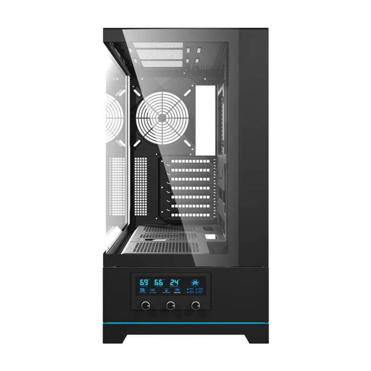 Obudowa komputerowa Darkflash DY451 bez wentylatorów (czarna) 2