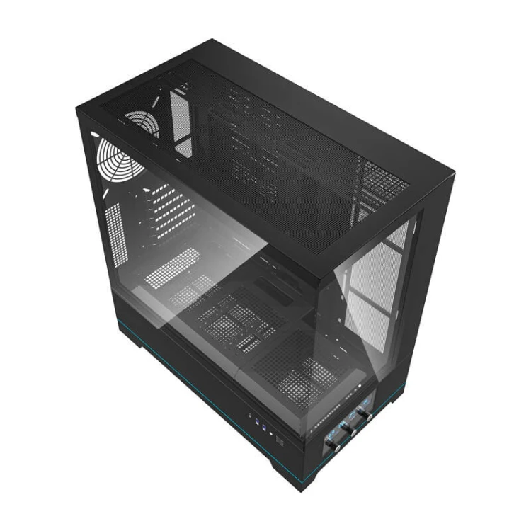 Obudowa komputerowa Darkflash DY451 bez wentylatorów (czarna) 8