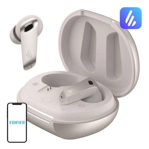 Słuchawki TWS Edifier NeoBuds Plus, ANC (perłowe) 1