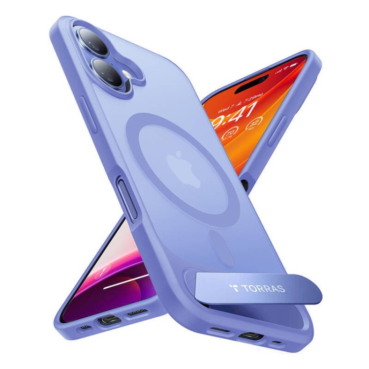 Etui Torras Pstand Series dla iPhone 16 (Niebieskie) 4