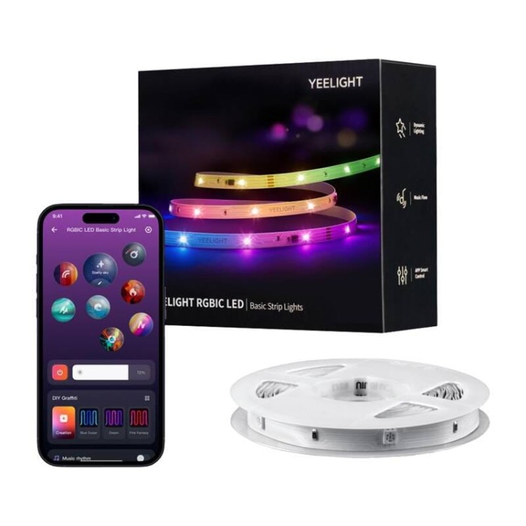 Pasek LED RGBIC Yeelight Led Basic Strip Lights 12m 4