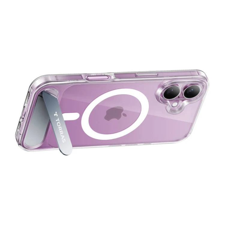 Etui Torras Pstand Series dla iPhone 16 (Przeźroczyste) 3