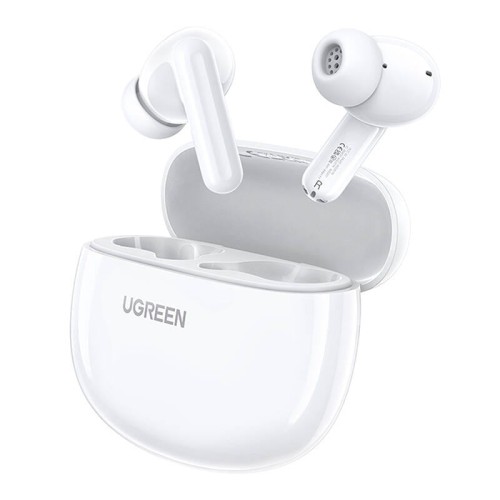 Słuchawki dokanałowe TWS Ugreen HiTune T3C, Bluetooth 5.4, IPX5, mikrofon (białe) 2