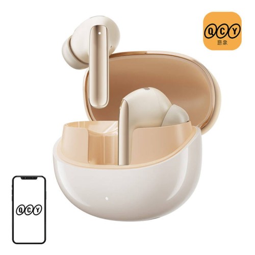 Słuchawki TWS QCY MeloBuds Pro HT08, ANC (złote) 1