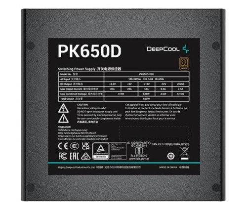 Zasilacz Deepcool PK650D 650W Bronze