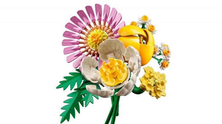 LEGO ICONS 10347 Botanicals - Mały bukiet żółtych kwiatów
