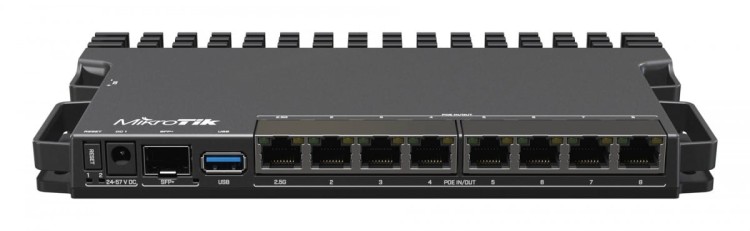 Router Mikrotik RB5009UG+S+IN Total Ethernet  Ports:9; Architecture:ARM 64bit; CPU core:4