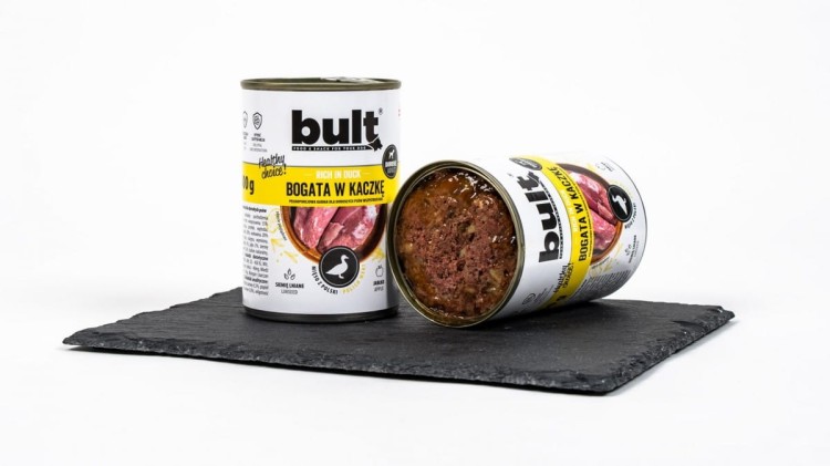 BULT mielonka bogata w kaczkę puszka dla psa 400g