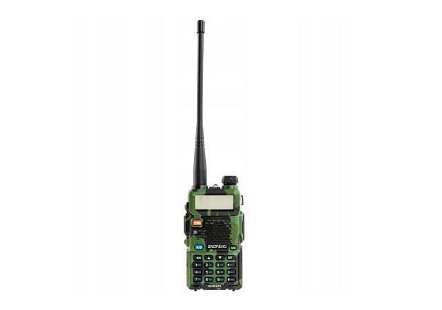 Krótkofalówka Baofeng UV-5R HTQ Camo, Radiotelefon Walkie Talkie Skaner Kamuflaż