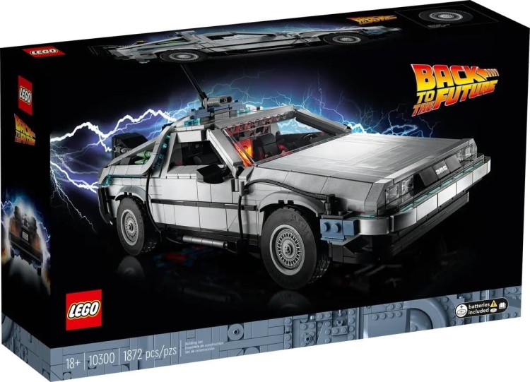 LEGO Creator Expert 10300 Wehikuł czasu z „Powrotu do przyszłości”