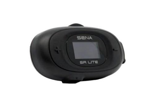 Interkom motocyklowy Sena 5R-01D 5R Lite Bluetooth 5.1 700m z wyświetlaczem LCD i uniwersalnym zestawem mikrofonów na 2 kaski