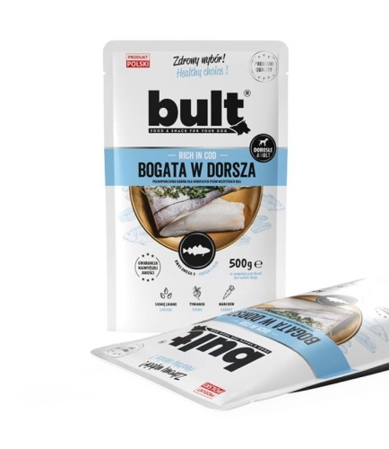 BULT mielonka bogata w dorsza saszetka dla psa 500g
