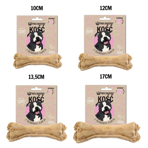 Paka Zwierzaka Kość z dodatkiem żwacza M-12 cm 55g