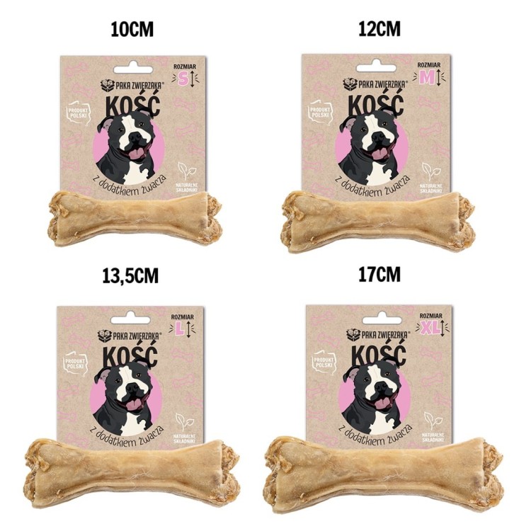 Paka Zwierzaka Kość z dodatkiem żwacza M-12 cm 55g