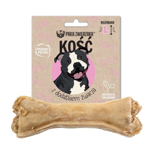 Paka Zwierzaka Kość z dodatkiem żwacza L-13,5 cm 70g