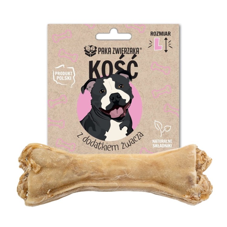 Paka Zwierzaka Kość z dodatkiem żwacza L-13,5 cm 70g