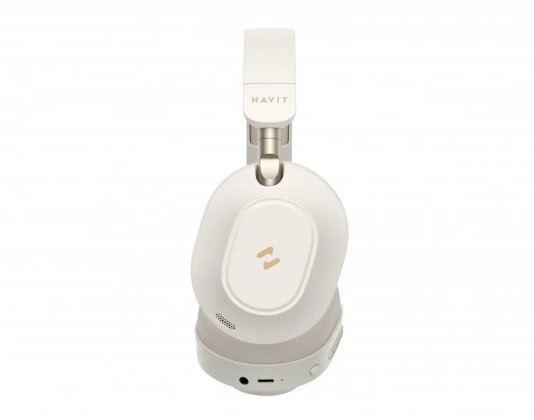 Słuchawki bezprzew. bluetooth Havit H668BT beżowy
