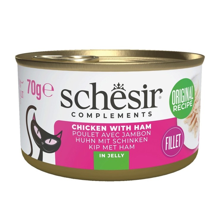 SCHESIR Adult w Galarecie Kurczak ze Szynką 70g