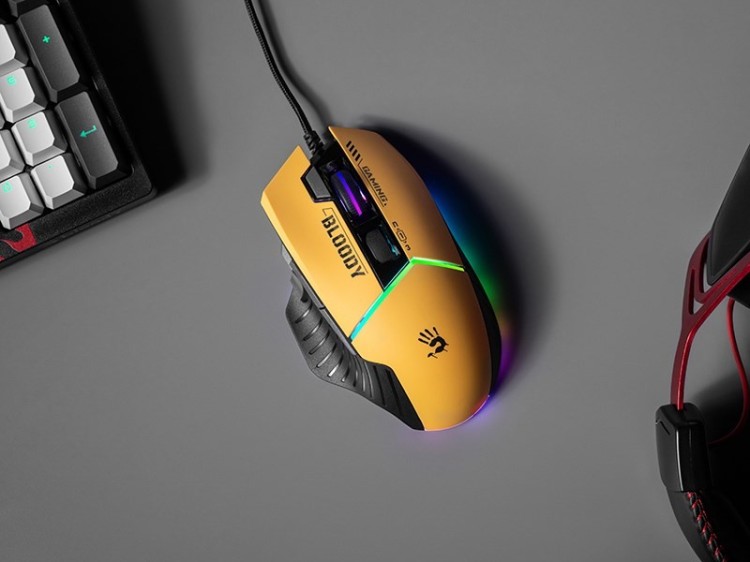 A4TECH MYSZ W95MAX USB SPORTS LIME A4TMYS47259