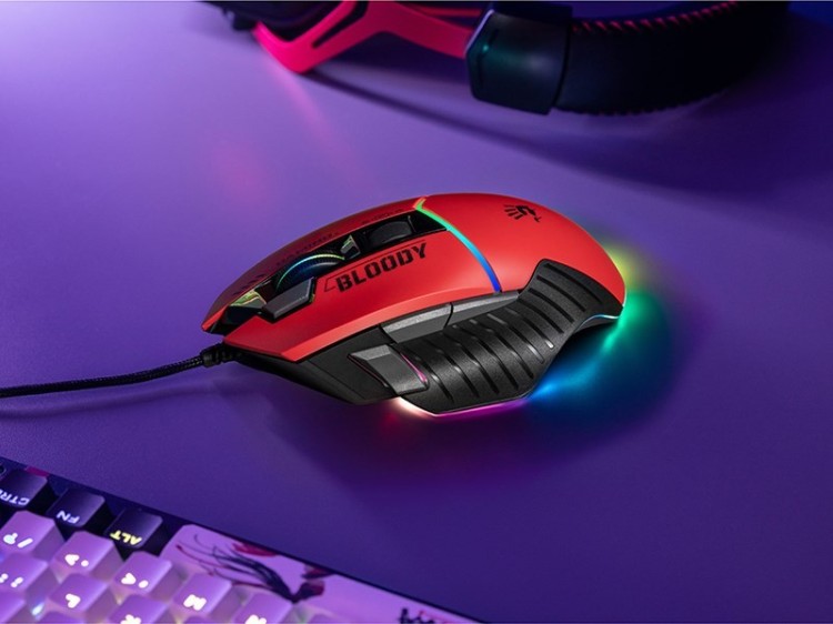 A4TECH MYSZ W95MAX USB SPORTS RED A4TMYS47257