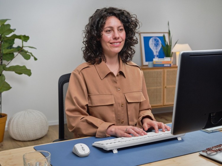 Klawiatura + mysz Trust ODY II Wireless White US