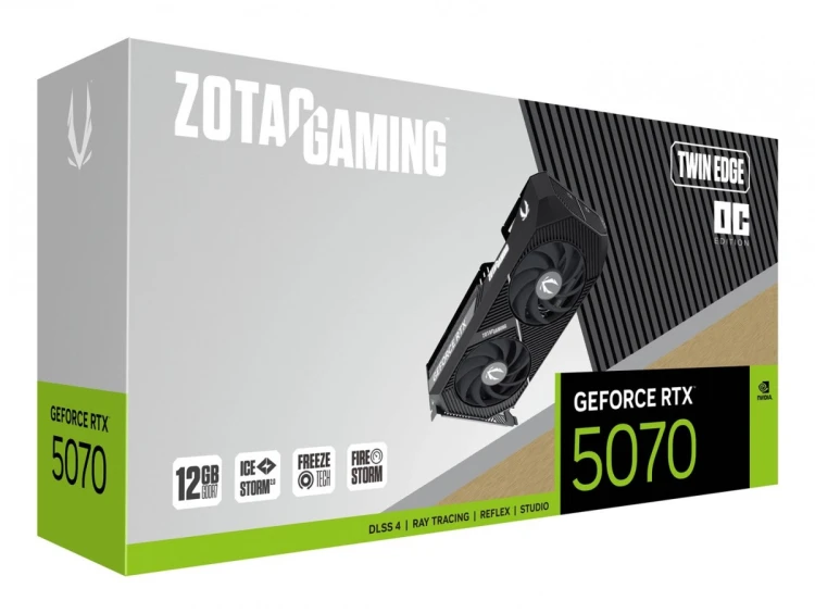 Karta graficzna ZOTAC GAMING GeForce RTX 5070 Twin Edge OC 12GB