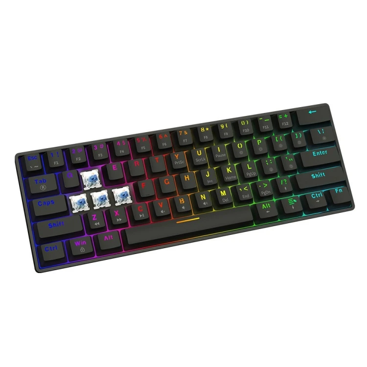 SAVIO KLAWIATURA MECHANICZNA BLACKOUT X2 OUTEMU BLUE HOT SWAP