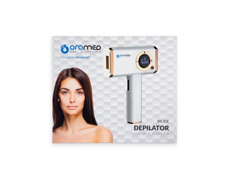 Depilator laserowy do włosów i ciała ORO-IPL ICE OROMED
