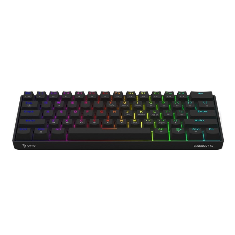 SAVIO KLAWIATURA MECHANICZNA BLACKOUT X2 OUTEMU RED HOT SWAP